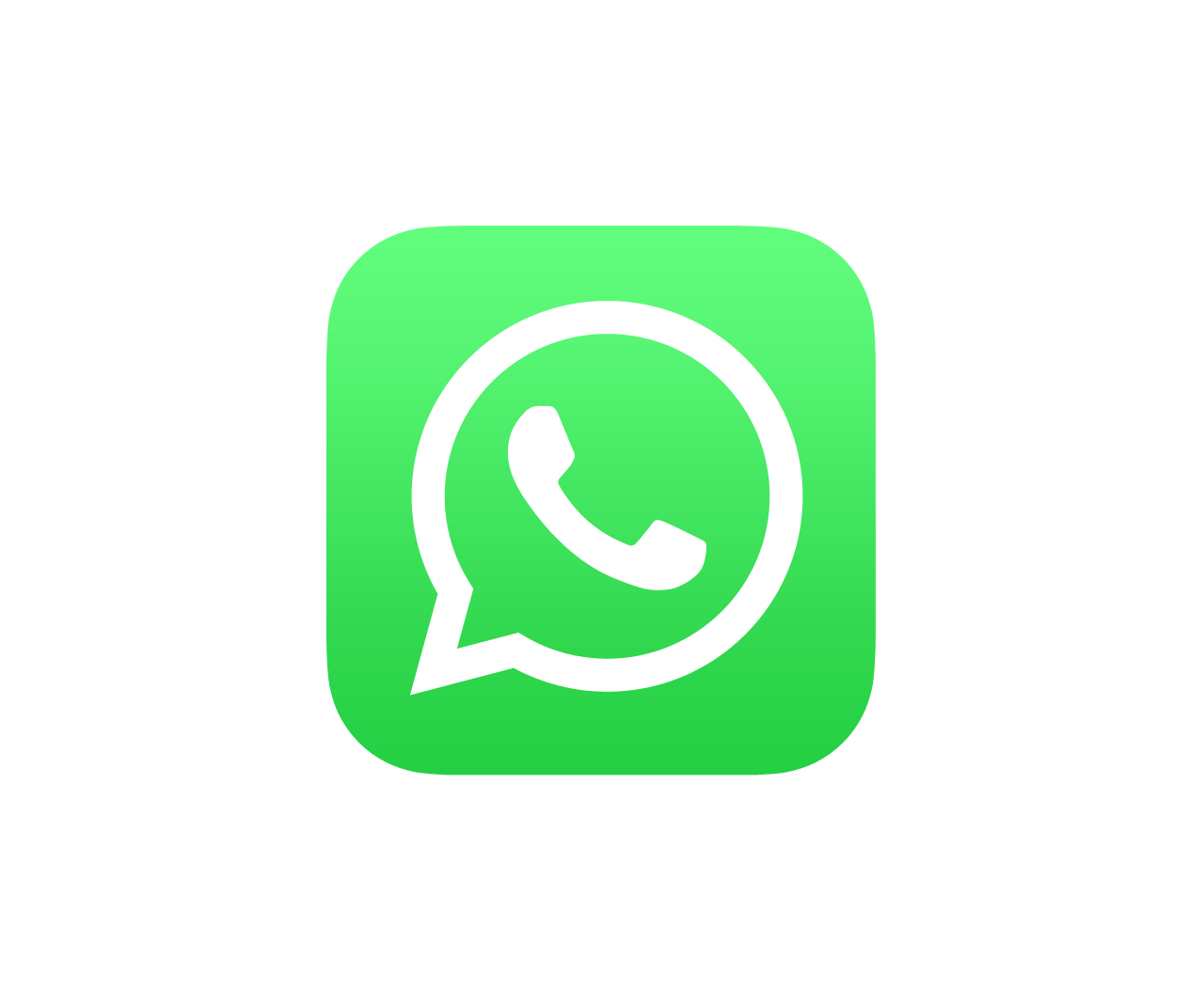 U kunt uw vraag of opmerking ook via WhatsApp sturen